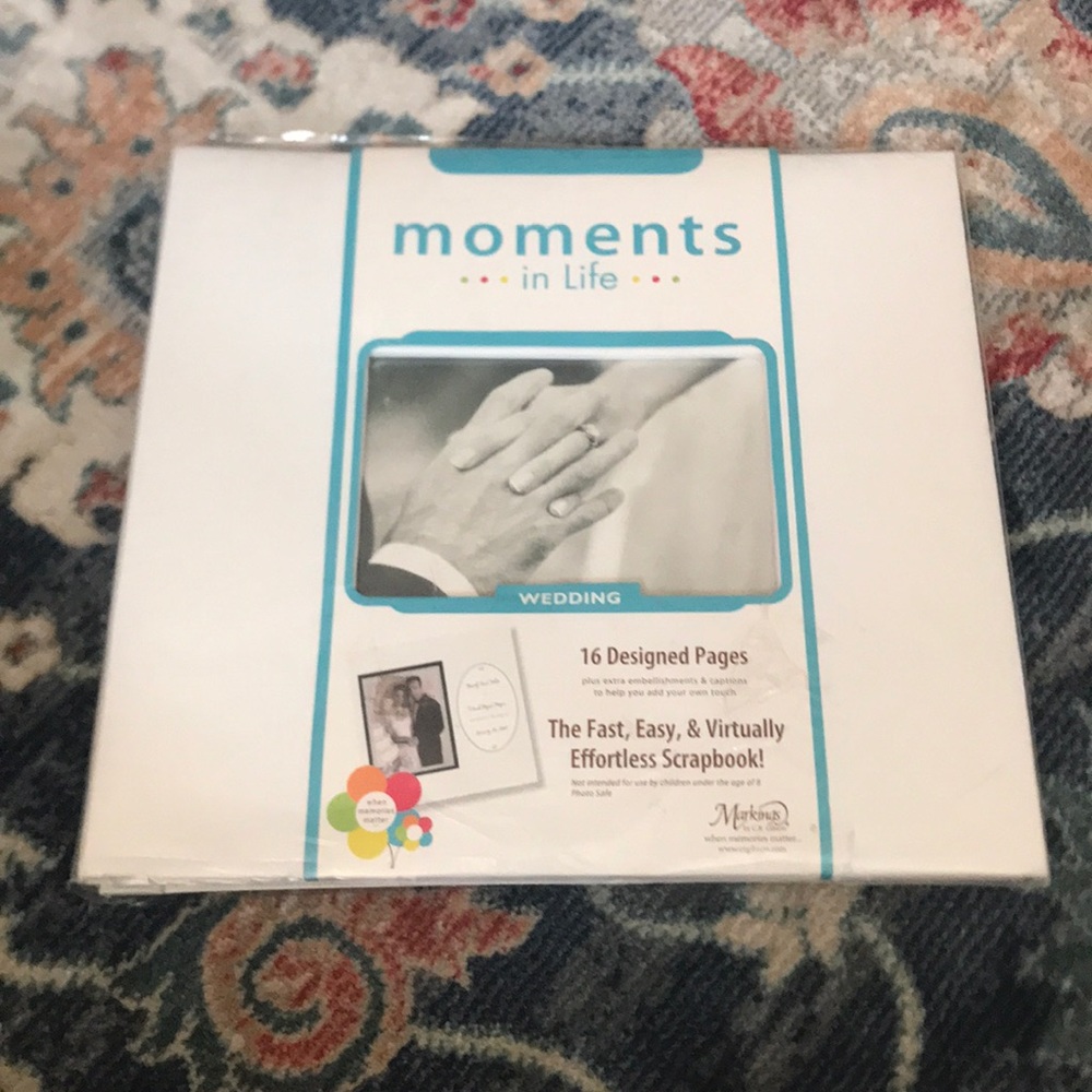 Moments in Life Wedding Scrapbook Album